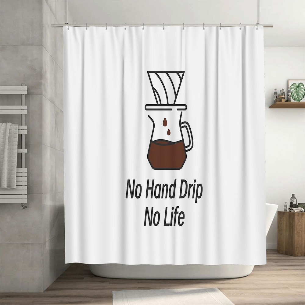 Coffee Lover Shower Curtain Fu - Home Bathroom Decor Ideas 리뷰 및 가격