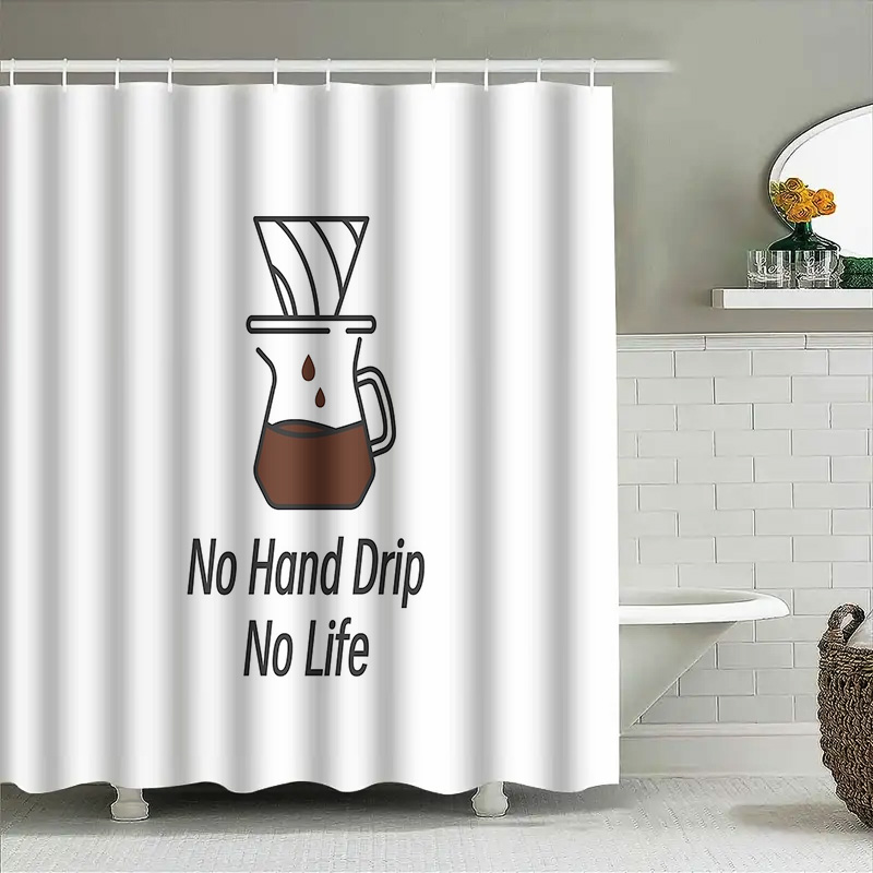 Coffee Lover Shower Curtain Fu - Home Bathroom Decor Ideas 리뷰 및 가격