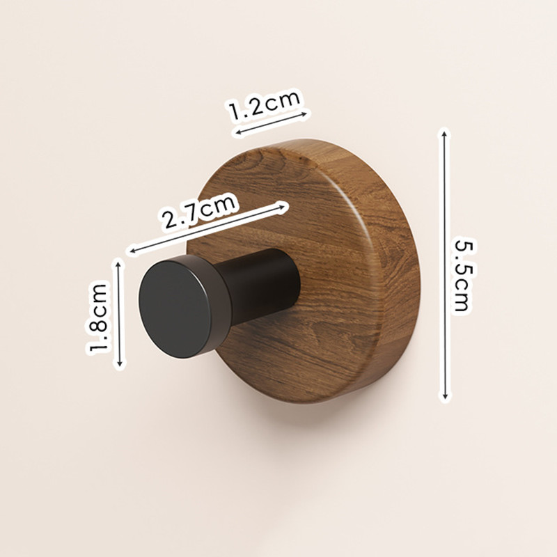 4/1pcs Wall Wood Hook Self-adh - Robe Hook Adhesive 리뷰 및 가격