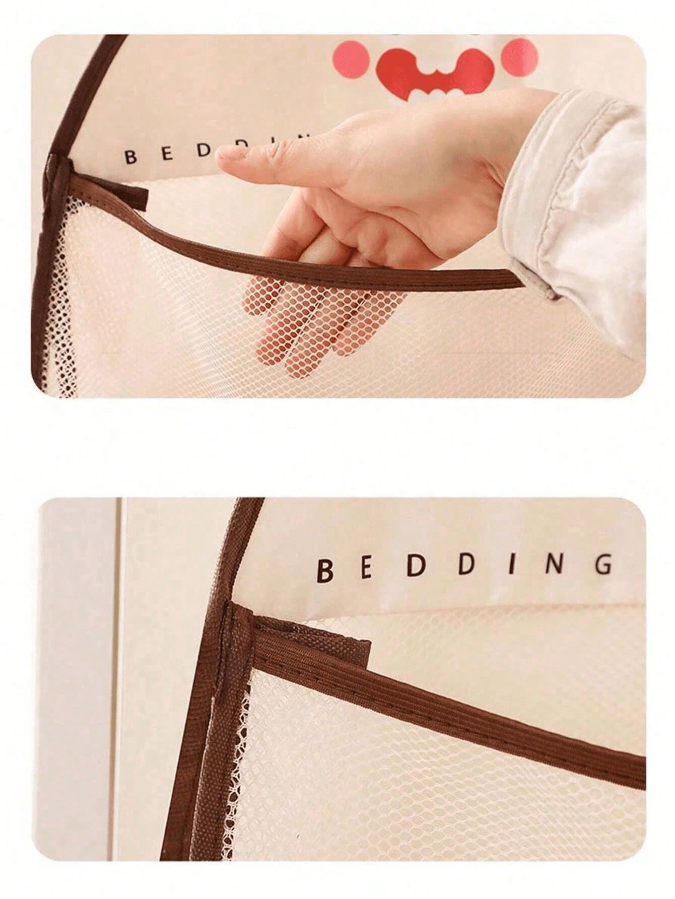 4pcs Hanging Mesh Storage Bags - Home Essentials Bathroom Organizer 리뷰 및 가격
