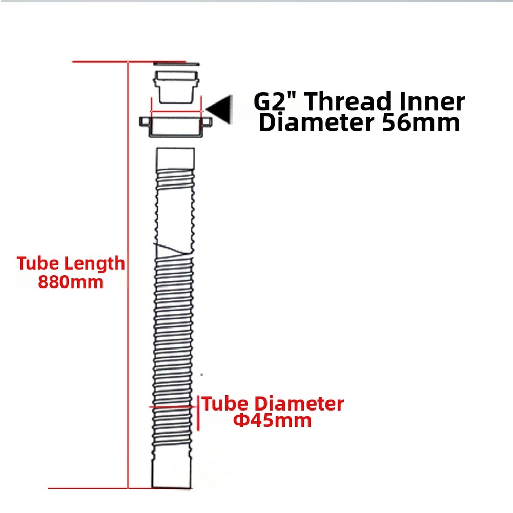 Kitchen Sink Drain Pipe 45mm D - Home Bathroom Plumbing 리뷰 및 가격