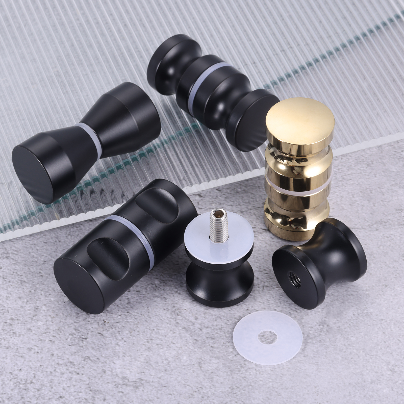 Aluminum Alloy Door Handle Bla - Home Hardware Bathroom Cabinets 리뷰 및 가격