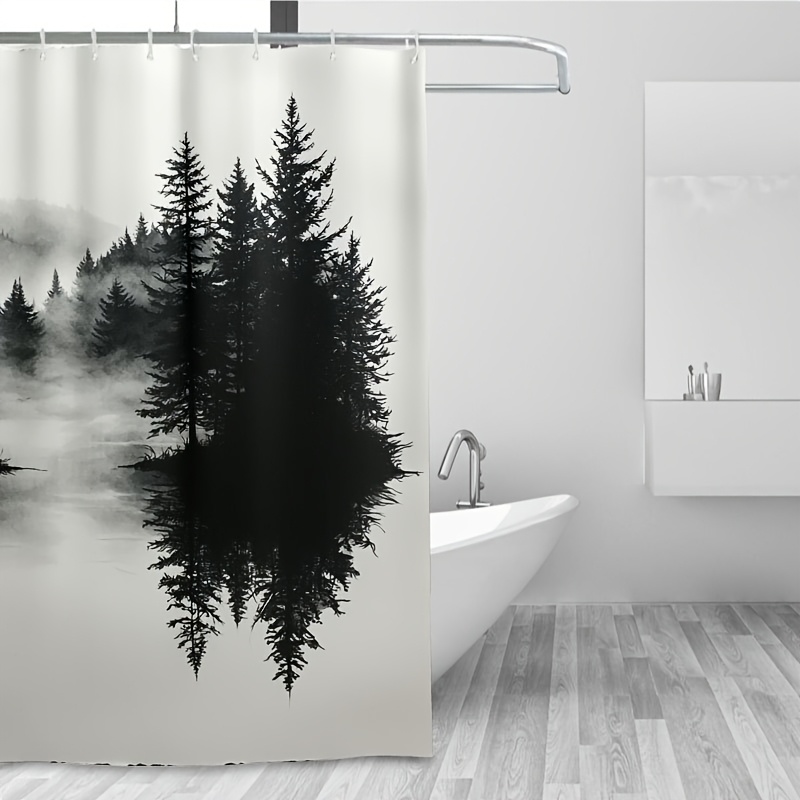 Misty Forest Woodland Shower C - Home Bathroom Decor Ideas 리뷰 및 가격