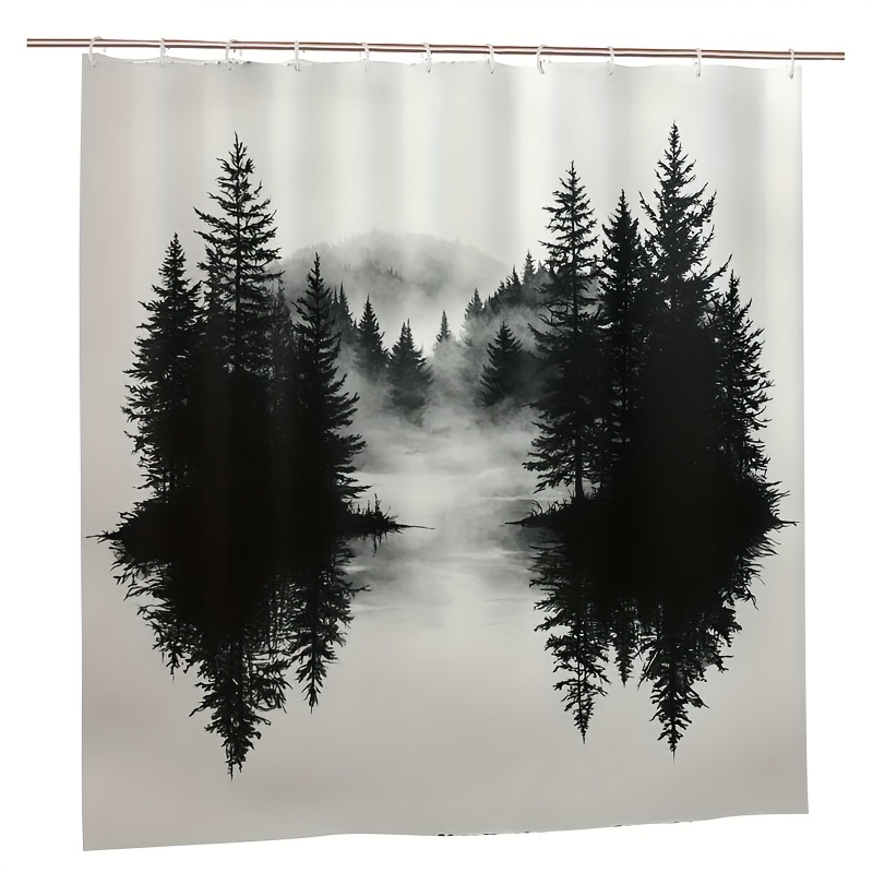 Misty Forest Woodland Shower C - Home Bathroom Decor Ideas 리뷰 및 가격