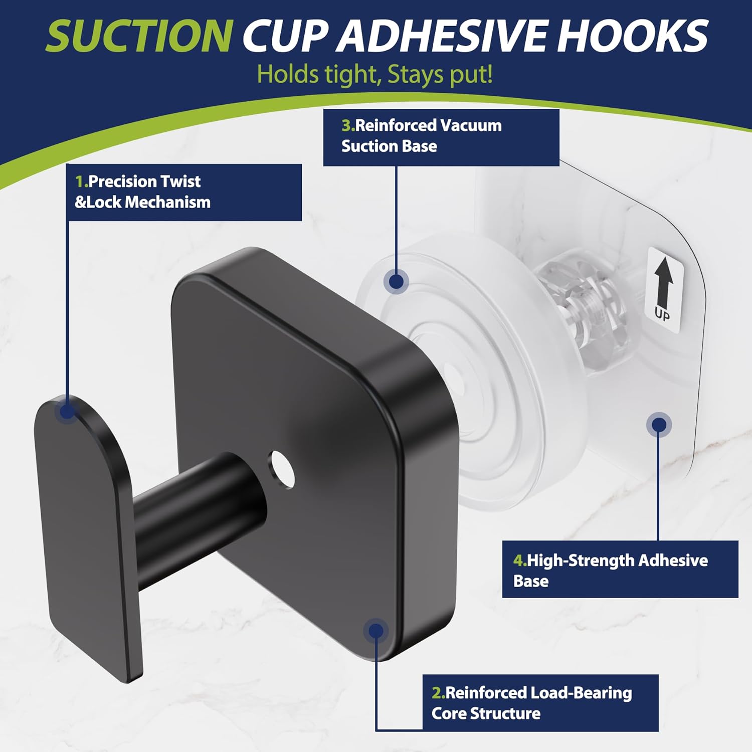 Suction Cup Hooks for Shower,  - Robe Hook Adhesive 리뷰 및 가격
