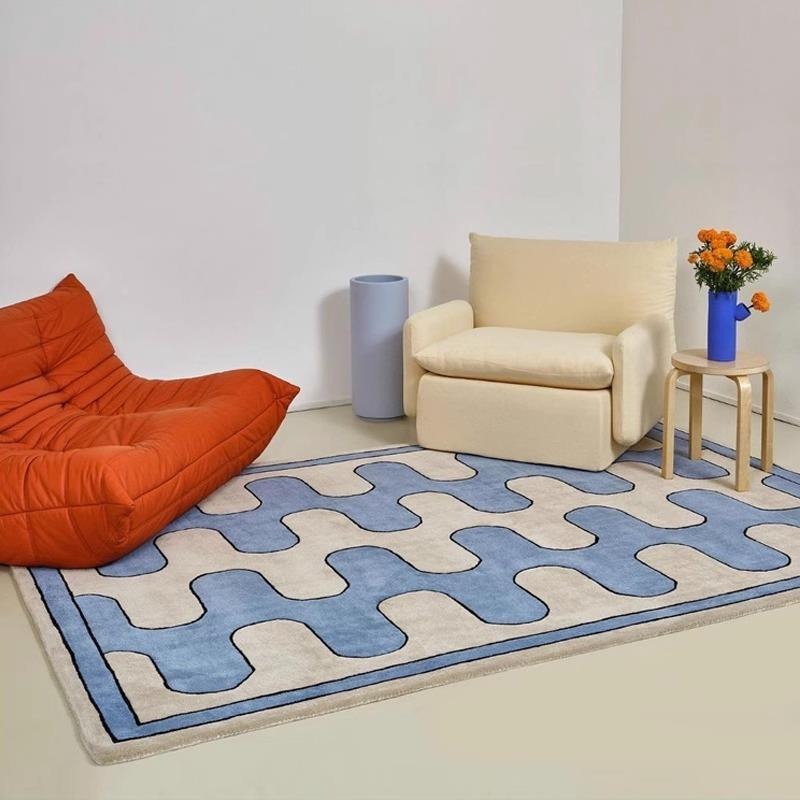 VIKAMA Simple Lines Plush Faux - Home Bathroom Design Simple 리뷰 및 가격